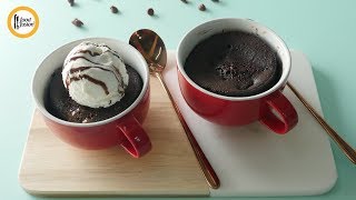 Chocolate Mug Cake in Microwave recipe By Food Fusion [upl. by Docila]