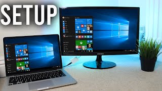 How To Connect Laptop To Monitor Full Guide  Work From Home Setup [upl. by Ardnosac]