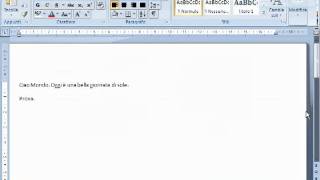 Scrivere con Word [upl. by Enilraep]