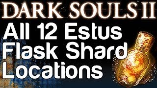 All 12 Estus Flask Shard Locations  Dark Souls 2  WikiGameGuides [upl. by Telocin]