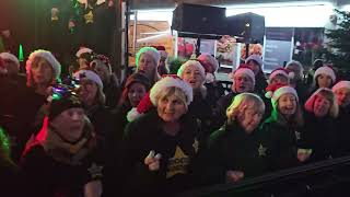 WHAT CHRISTMAS MEANS TO ME Rock Choir at Birkdale Lights Switch On 1st December 2024 [upl. by Sells]