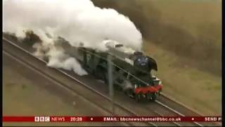 Trainspotters day is ruined UK  BBC News  25th February 2016 [upl. by Yltneb357]