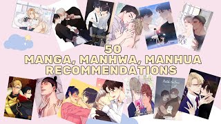 50 Yaoi Manga Manhwa and Manhua Recommendations [upl. by Nivets]