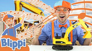 Im An Excavator  Blippi Digger Song  Educational Songs For Kids [upl. by Komarek]