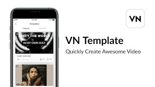 VN Template Quickly Create Awesome Video [upl. by Luebke]