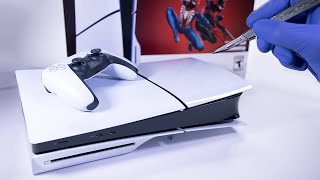 PS5 Slim Unboxing  ASMR [upl. by Rockey]