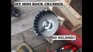 DIY Mini Rock Crusher No Welding [upl. by Catie523]