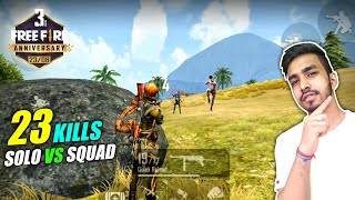 23 KILLS WITH NEW CHARACTERS  FREE FIRE 3rd ANNIVERSARY SPECIAL GAMEPLAY [upl. by Critta]