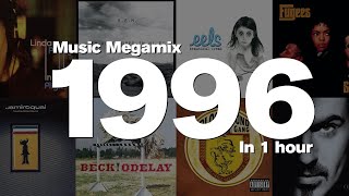 1996 in 1 Hour  Top hits including Linda Perry REM Eels Fugees Jamiroquai and many more [upl. by Drofniw]