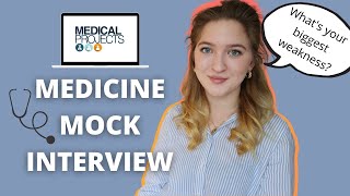 MEDICINE MOCK INTERVIEW  Answering common questions [upl. by Mcnamara914]