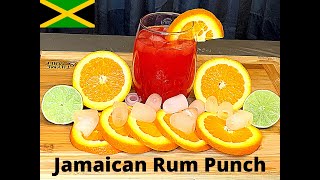 How To Make Authentic Jamaican Rum PunchStep By Step [upl. by Raama]