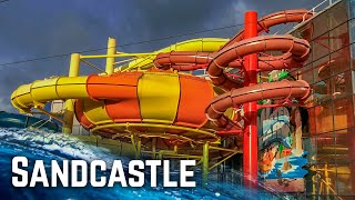 UKs Largest Indoor Water Park Sandcastle Blackpool  All Slides [upl. by Hcnarb]