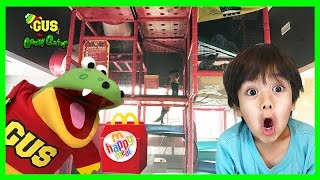 McDonalds Indoor Playground Playtime with Ryan ToysReview [upl. by Olympia]