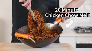 Chicken Chow Mein Ready in Only 20 Minutes [upl. by Torin]