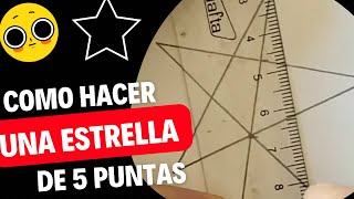 COMO HACER una ESTRELLA de 5 puntas ⭐️ HOW to MAKE a 5 POINT STAR ⭐️ [upl. by Augusta]