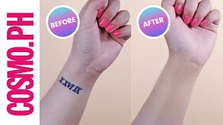 How To Cover A Tattoo With Makeup [upl. by Suzetta]