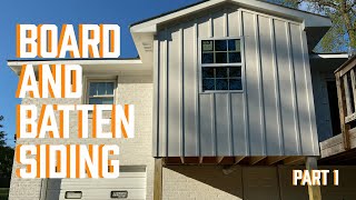 DIY Board and Batten Siding [upl. by Annaili]