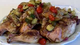 Roasted Balsamic Chicken Recipe [upl. by Anaic]