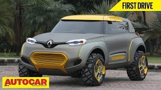 Renault Kwid Concept  First Drive  Autocar India [upl. by Dallis217]