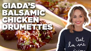 Giada De Laurentiis Balsamic Chicken Drumettes  Everyday Italian  Food Network [upl. by Noek]