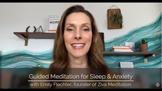 Guided Meditation for Sleep and Anxiety  Ziva Meditation [upl. by Wakefield]