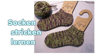 Socken stricken leicht gemacht TEIL 3  Sternspitze vereinfacht [upl. by Adniuqal]