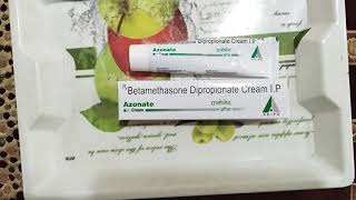 Azonate Cream uses Betamethasone Dipropionate Azonate [upl. by Nekcarb]