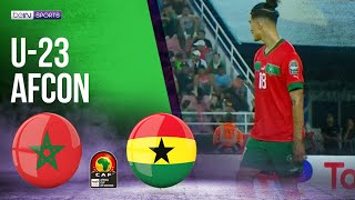 Morocco vs Ghana  U23 AFCON HIGHLIGHTS  06272023  beIN SPORTS USA [upl. by Stets]