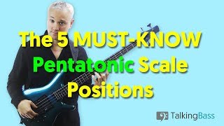 The 5 MUST KNOW Pentatonic Scale Positions [upl. by Swinton653]