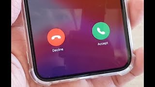 iPhone 11 Pro How to Answer  Decline an Incoming Call [upl. by Mcdowell]