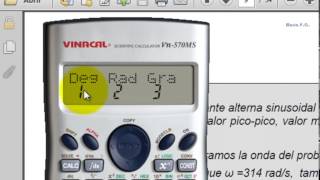 Calculadora en Grados y Radianes [upl. by Ynnam]