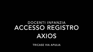 Primo accesso registro elettronico axios [upl. by Aggarwal]