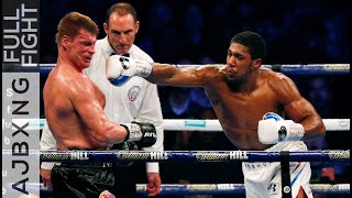 Full Fight  Anthony Joshua Vs Alexander Povetkin KO [upl. by Notyal]