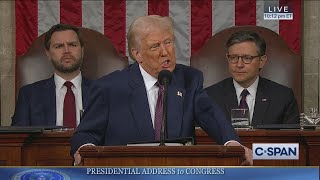 President Trump Addresses Joint Session of Congress [upl. by Zadack873]