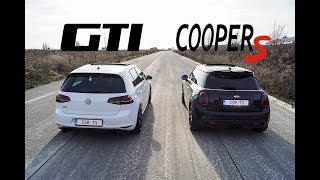 MINI Cooper S VS Golf GTI [upl. by Dlanor159]