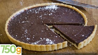 Recette de Tarte au chocolat inratable  750g [upl. by Yhtommit]