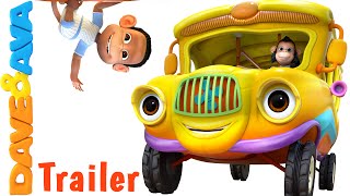 Wheels on the Bus  Trailer  Nursery Rhymes and Baby Songs from Dave and Ava [upl. by Tran344]