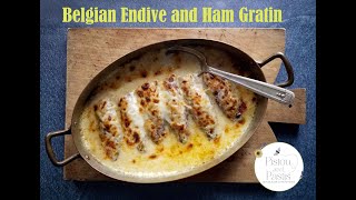 A Delicious creamy Belgian Endive and Ham Gratin [upl. by Inail]