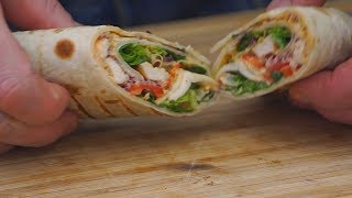 Tortilla z kurczakiem kebab  Oddaszfartucha [upl. by Dympha]