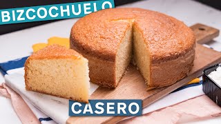 Como Preparar Bizcochuelo Casero 🍰 [upl. by Naujat]