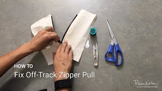 How to fix offtrack zipper pull [upl. by Lezirg107]