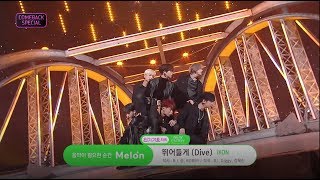 iKON  뛰어들게 Dive 0209 SBS Inkigayo [upl. by Eet]