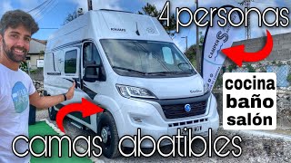 LA MEJOR CAMPER 2023 VAN TOUR KNAUS BOXSTAR 600 FURGONETA CAMPER PARA 4 PERSONAS [upl. by Merissa]