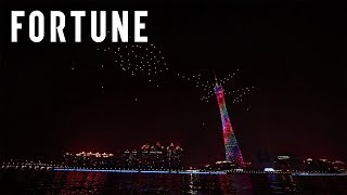 Drone Swarms Are the New Fireworks In China I Fortune [upl. by Ron426]