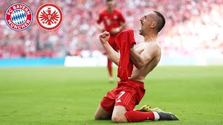 FC Bayerns most epic Matches Goals amp Moments against Eintracht Frankfurt [upl. by Ybrek713]