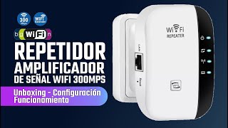 Repetidor WiFi Amplificador WiFi  Configuración  Unboxing [upl. by Eanaj908]