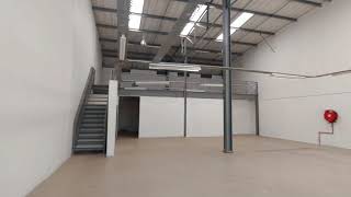 Small Warehouse or Affordable Showroom For Rent Measuring 250m2 at Woodmead Commercial Park [upl. by Ahsenad]