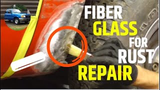 How to Repair a Rust Hole with Fiberglass  No Welding [upl. by Anna-Diane530]