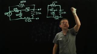 Circuits 1  Thevenin Equivalent Circuit  Example [upl. by Aiyotal]