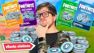 So löst ihr Fortnite V Bucks Geschenk Karten ein [upl. by Heinrick]